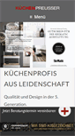 Mobile Screenshot of kuechen-preusser.de